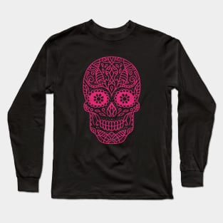 Pink skull Long Sleeve T-Shirt